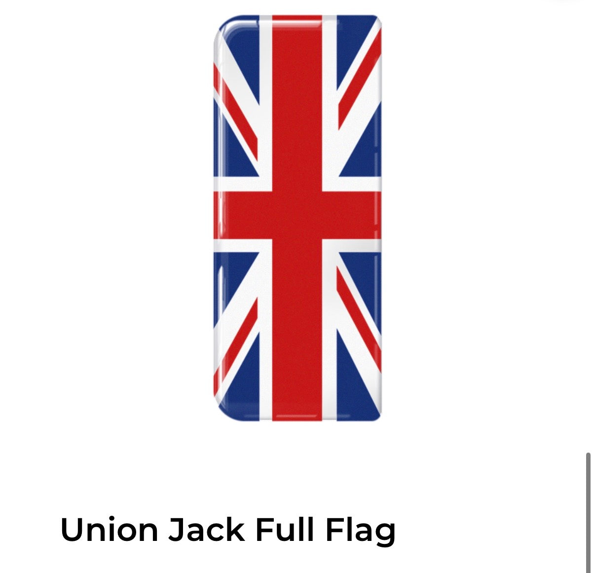 Union Jack Full Number Plate Flag