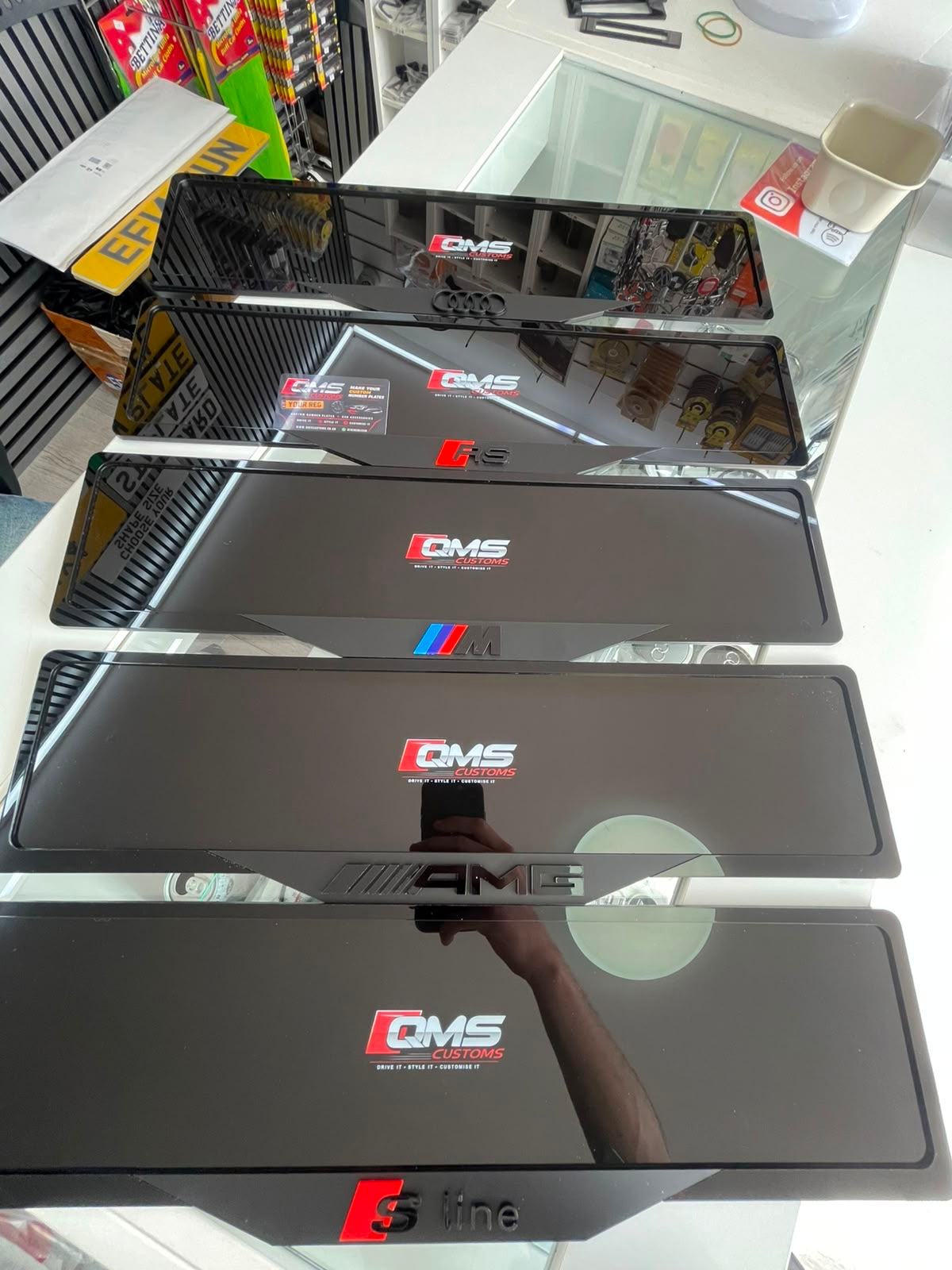 Custom Plate Holders Standard Size