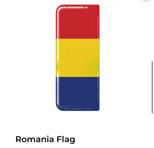 Romania Number Plate Flag