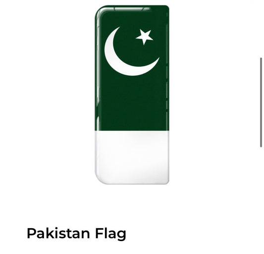 Pakistan Number Plate Flag
