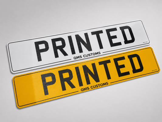 Custom Text Show Plates
